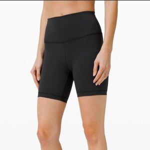 Lululemon Wunder Train High-Rise Short 6" - black